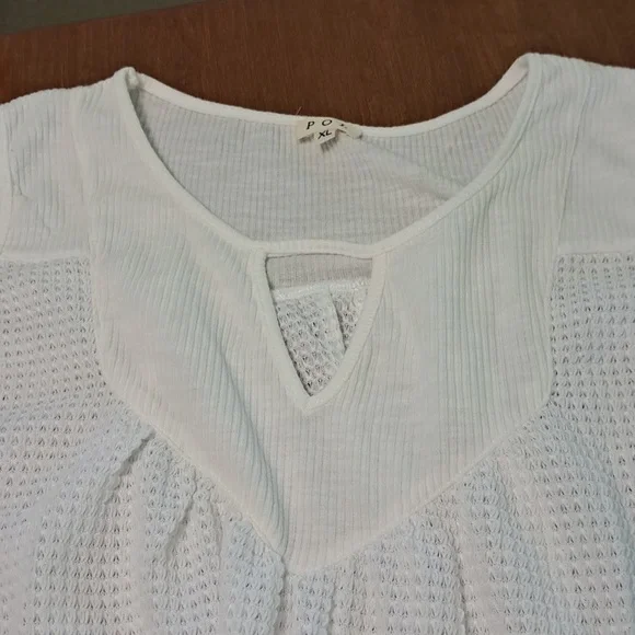 POL XL White Tank Tunic - Picture 4 of 10